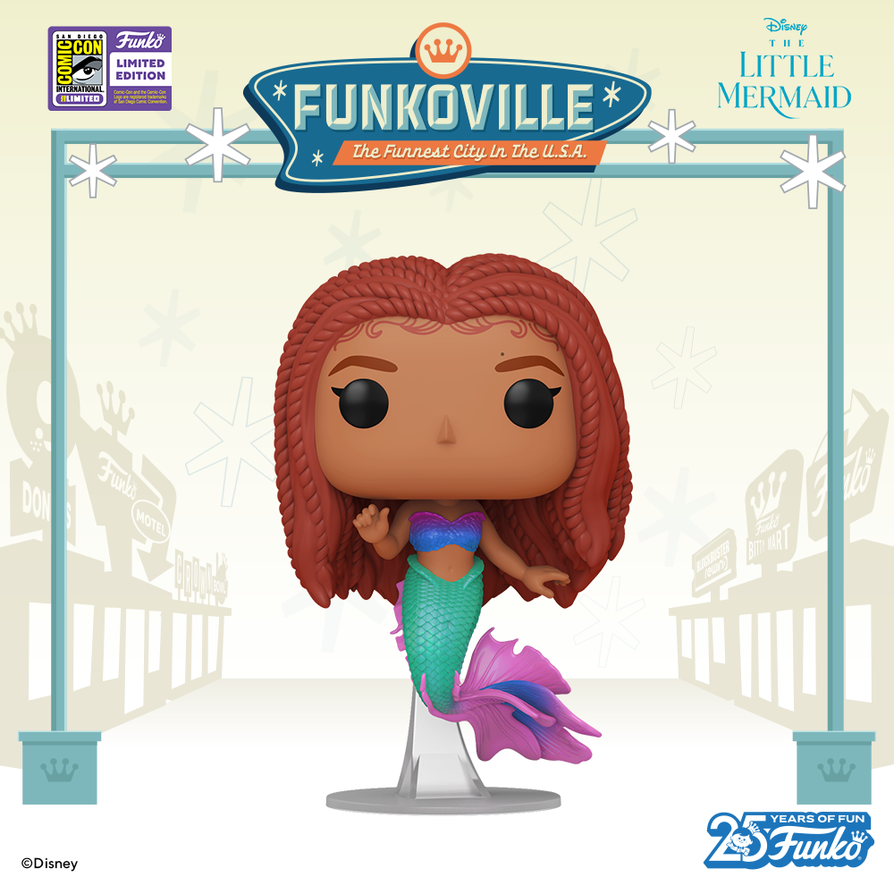 Disney's live action The Little Mermaid has stirred up a lot of excitement and now there's a 2023 SDCC-exclusive Pop! Ariel as a mermaid to grace your collection.